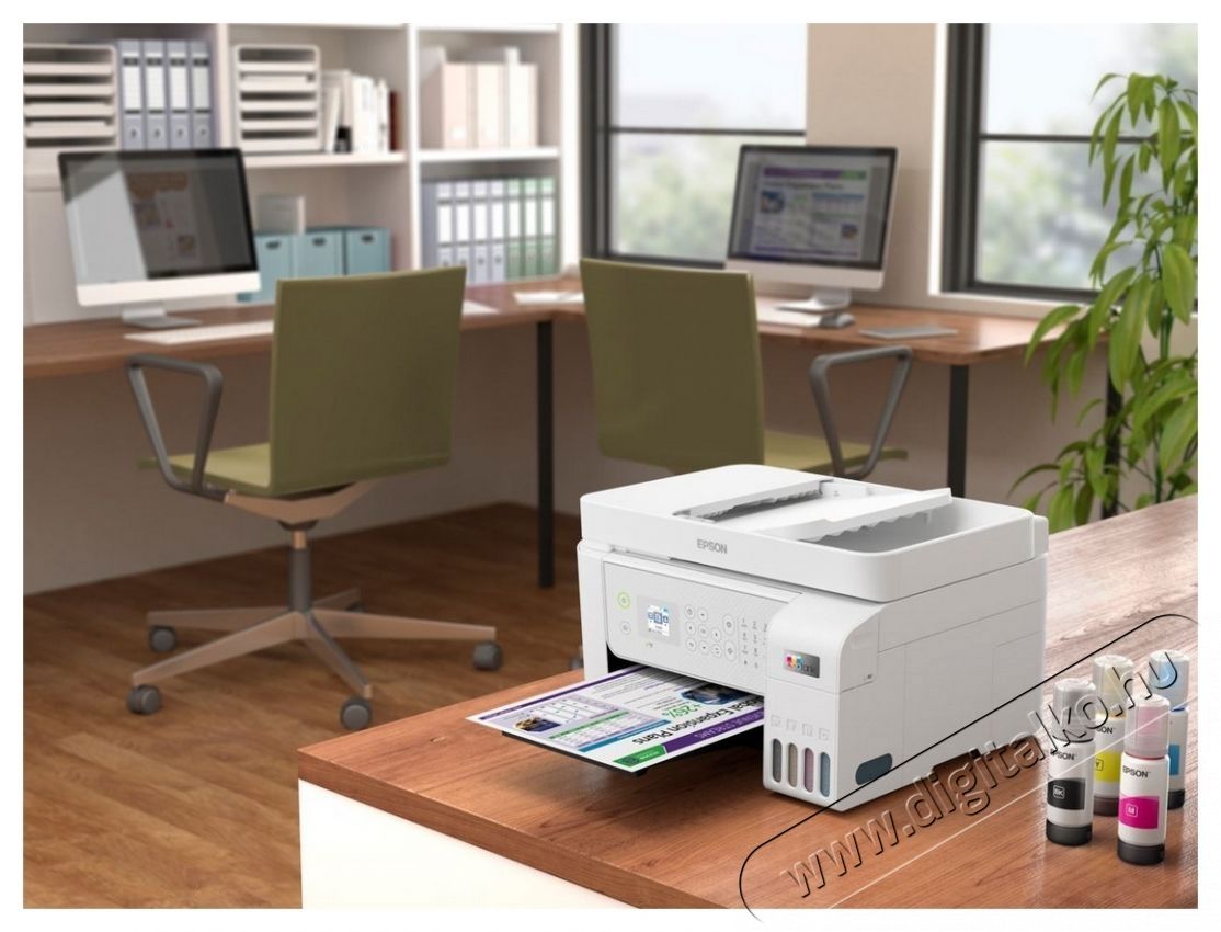 Epson EcoTank L5316 Multifunkci&oacute;s tintasugaras nyomtat&oacute;, A4, Sz&iacute;nes, 10 oldal/perc, USB, H&aacute;l&oacute;zat, Wireless, Feh&eacute;r Iroda &eacute;s sz&aacute;m&iacute;t&aacute;stechnika - Nyomtat&oacute; - Multifunkci&oacute;s (tintasugaras) - 532548