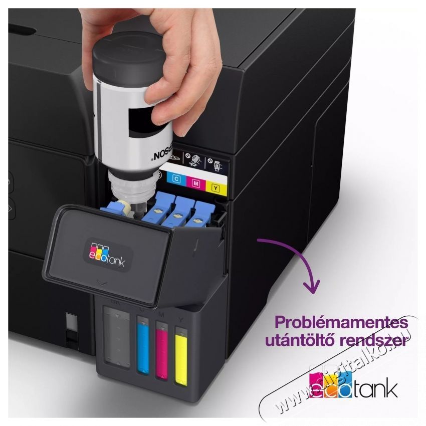 Epson EcoTank L6370 CISS Multifunkci&oacute;s tintasugaras nyomtat&oacute;, sz&iacute;nes, 4, ADF, Duplex, Wi-Fi, 4800x1200dpi, fekete Iroda &eacute;s sz&aacute;m&iacute;t&aacute;stechnika - Nyomtat&oacute; - Multifunkci&oacute;s (tintasugaras) - 532544