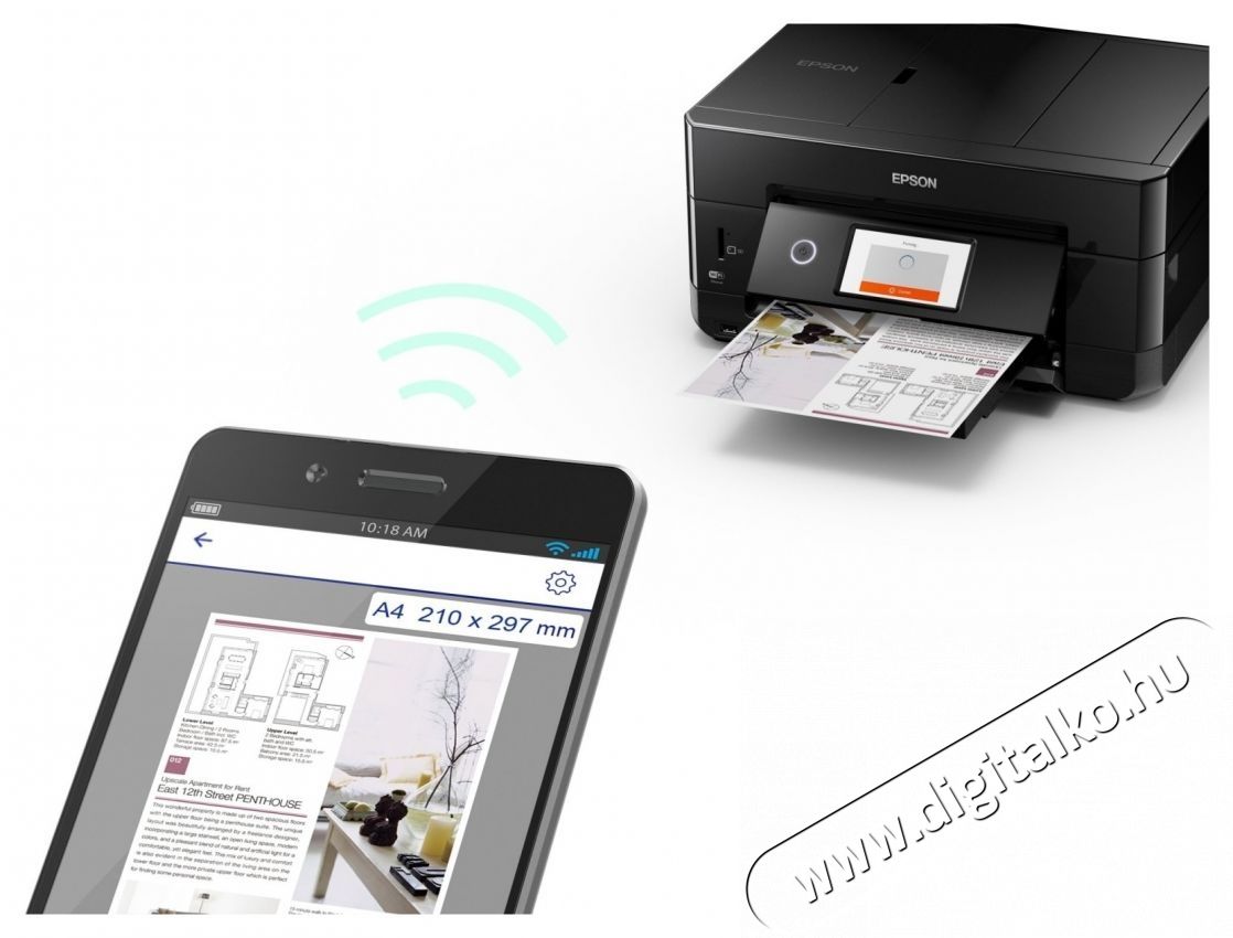 Epson T&ouml;bbfunkci&oacute;s nyomtat&oacute;, Epson Expression Premium XP-7100 32 PPM Wifi, 100/1000 Mbps, fekete Iroda &eacute;s sz&aacute;m&iacute;t&aacute;stechnika - Nyomtat&oacute; - Multifunkci&oacute;s (tintasugaras) - 532549