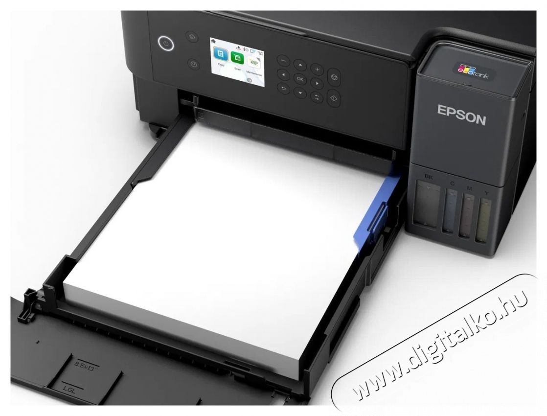 Epson T&ouml;bbfunkci&oacute;s sz&iacute;nes tintasugaras nyomtat&oacute;, Ciss Epson EcoTank L6360, A4, Duplex, Wi-Fi, 4800x1200dpi, fekete Iroda &eacute;s sz&aacute;m&iacute;t&aacute;stechnika - Nyomtat&oacute; - Multifunkci&oacute;s (tintasugaras) - 532543