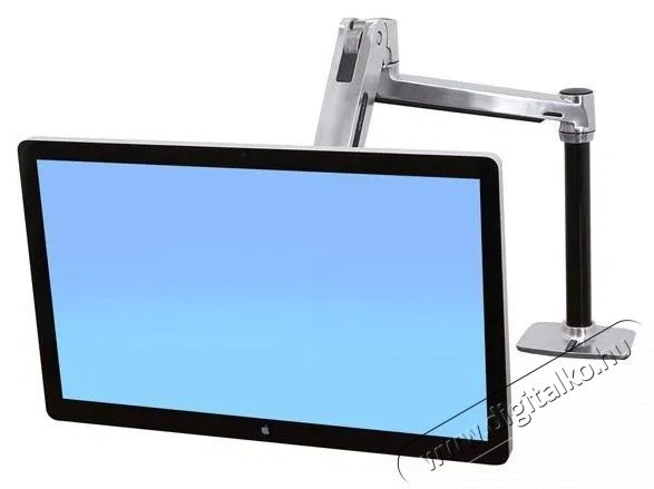 ERGOTRON LX HD Sit-Stand Desk Mount LCD Arm TV tart&oacute; konzol Tv kieg&eacute;sz&iacute;tők - Fali tart&oacute; / konzol - Asztali tart&oacute; - 531752