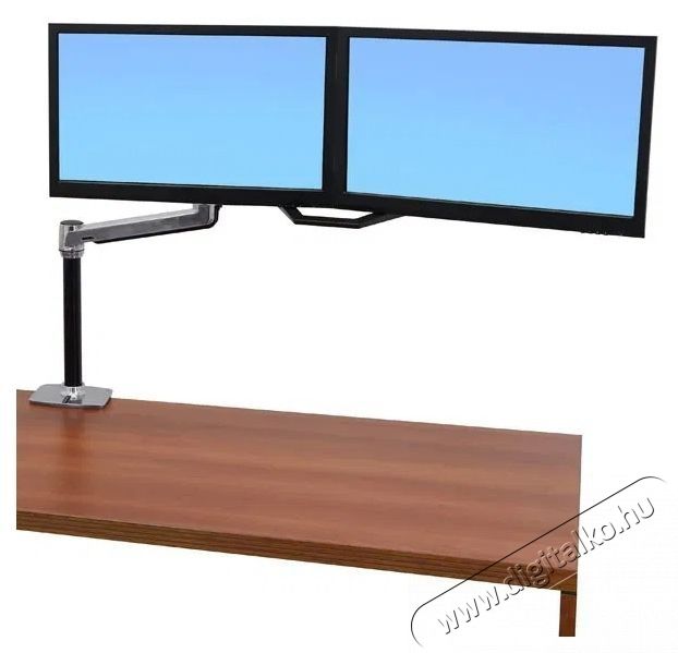 ERGOTRON LX HD Sit-Stand Desk Mount LCD Arm TV tart&oacute; konzol Tv kieg&eacute;sz&iacute;tők - Fali tart&oacute; / konzol - Asztali tart&oacute; - 531752