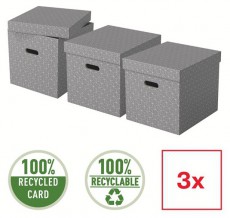 Esselte Home kocka alakú 3db/csomag tárolódoboz Egyéb - Nem forgalmazzuk ! - 395693