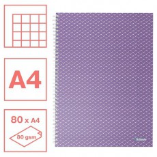 Esselte ColourBreeze A4 kockás levendula spirálfüzet Egyéb - Nem forgalmazzuk ! - 406976