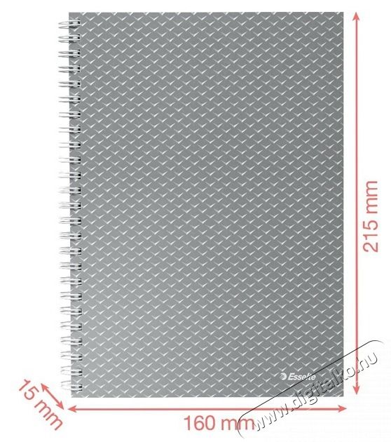 Esselte ColourBreeze A5 kock&aacute;s k&eacute;k spir&aacute;lf&uuml;zet Iroda &eacute;s sz&aacute;m&iacute;t&aacute;stechnika - Egy&eacute;b sz&aacute;m&iacute;t&aacute;stechnikai term&eacute;k - 406968