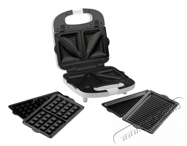 ETA 4156 90000 Tampo 3in1 szendvics-,gofri és grillsütő Konyhai termékek - Konyhai kisgép (sütés / főzés / hűtés / ételkészítés) - Melegszendvics / gofri sütő - 341823