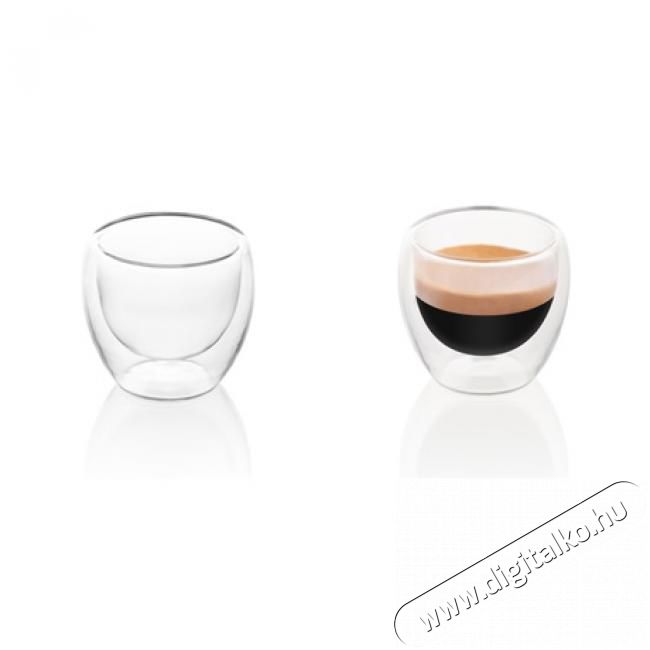 ETA 418193000 esszpresszó pohár 2db 80ml Konyhai termékek - Kávéfőző / kávéörlő / kiegészítő - Kávés pohár / csésze - 378382