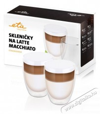 ETA 418193020 latte macchiato pohár 2db 350ml Konyhai termékek - Kávéfőző / kávéörlő / kiegészítő - Kávés pohár / csésze - 378384
