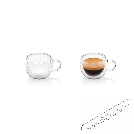 ETA 518091000 esszpresszó pohár 2db 80ml Konyhai termékek - Kávéfőző / kávéörlő / kiegészítő - Kávés pohár / csésze - 378389
