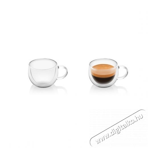 ETA 518091000 esszpresszó pohár 2db 80ml Konyhai termékek - Kávéfőző / kávéörlő / kiegészítő - Kávés pohár / csésze - 378389
