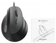 Eternico Wired Vertical Mouse MDV490, fekete Iroda &eacute;s sz&aacute;m&iacute;t&aacute;stechnika - Eg&eacute;r - Vezet&eacute;kes eg&eacute;r - 535179