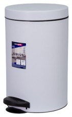 EUROGOLD SIRIUS 14l 40x25cm fehér pedálos szemetes Háztartás / Otthon / Kültér - Lakásfelszerelés - Szemetes - 514019
