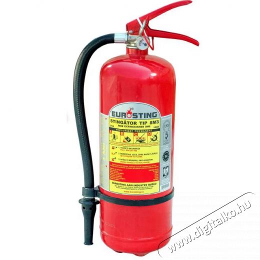 Eurosting t&uacute;lnyom&aacute;sos tűzolt&oacute; k&eacute;sz&uuml;l&eacute;k, mechanikus habbal, SM3 t&iacute;pus, 3 l H&aacute;ztart&aacute;s / Otthon / K&uuml;lt&eacute;r - Szersz&aacute;m - Egy&eacute;b szersz&aacute;m - 535188