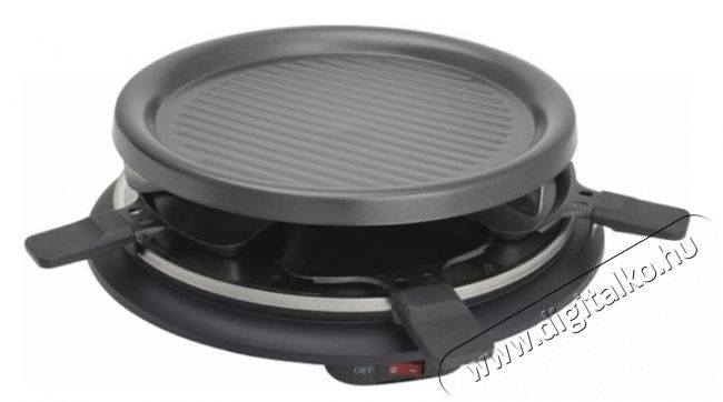 Eva 022798 Raclette grill sütő Konyhai termékek - Konyhai kisgép (sütés / főzés / hűtés / ételkészítés) - Kontakt grill sütő / sütőlap - 365403