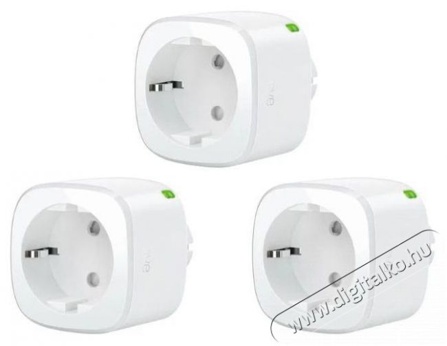 EVE Energy Smart Plug (Apple, Google & SmartThings kompatibilis) (3-pack) Háztartás / Otthon / Kültér - Okos otthon - Okos konnektor - 522578