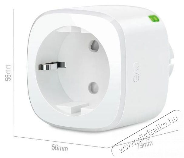 EVE Energy Smart Plug (Matter - compatible w Apple, Google & SmartThings) &Uacute;jdons&aacute;gok - &Uacute;j term&eacute;kek - 522579