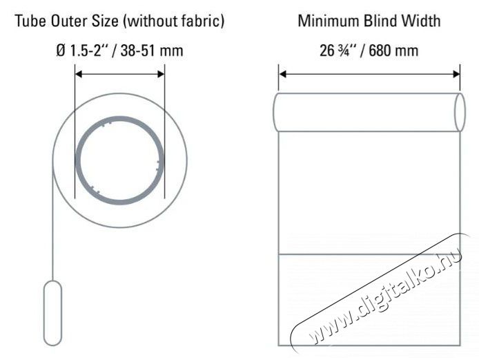 EVE MotionBlinds Upgrade Kit for Roller Blinds F&eacute;nyk&eacute;pezőg&eacute;p / kamera - Sport kamera tartoz&eacute;kok - T&aacute;vvez&eacute;rlő - 522582