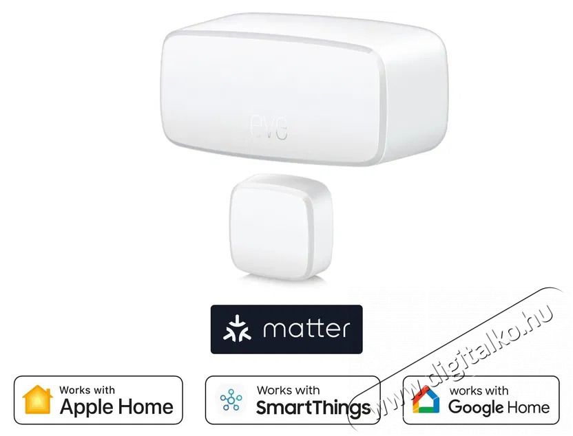 EVE Door & Window (Apple, Google & SmartThings kompatibilis) H&aacute;ztart&aacute;s / Otthon / K&uuml;lt&eacute;r - Biztons&aacute;gtechnika - Nyit&aacute;s&eacute;rz&eacute;kelő - 519381