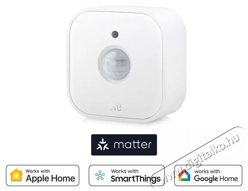 EVE Motion (Matter - compatible w Apple, Google, SmartThings & Amazon Alexa) H&aacute;ztart&aacute;s / Otthon / K&uuml;lt&eacute;r - Biztons&aacute;gtechnika - Mozg&aacute;s&eacute;rz&eacute;kelő - 519382