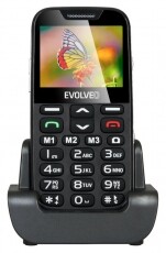 Evolveo Easyphone XD (EP600) mobiltelefon - fekete Mobil / Kommunikáció / Smart - Klasszikus / Mobiltelefon időseknek - 309331