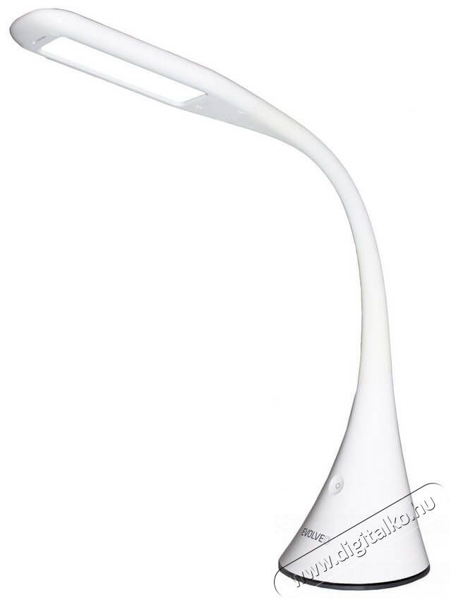 Evolveo Lumos GA3 LED asztali lámpa (LUM-GA3-WHT) - fehér Háztartás / Otthon / Kültér - Világítás / elektromosság - Asztali lámpa - 334526