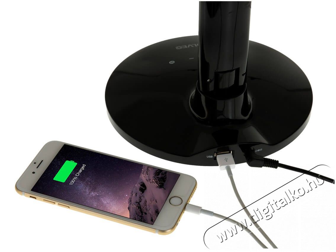 Evolveo Lumos LX11 (LUM-LX11-BLK) - fekete Háztartás / Otthon / Kültér - Világítás / elektromosság - Asztali lámpa - 334531
