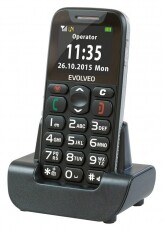 Evolveo Easyphone EP500 mobiltelefon - fekete Mobil / Kommunikáció / Smart - Klasszikus / Mobiltelefon időseknek - 301020