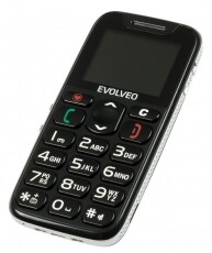 Evolveo Easyphone EP500 mobiltelefon - fekete Mobil / Kommunikáció / Smart - Klasszikus / Mobiltelefon időseknek - 301020