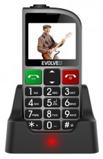 Evolveo Easy Phone 800 FMR 2,3" Dual SIM ezüst mobiltelefon Mobil / Kommunikáció / Smart - Klasszikus / Mobiltelefon időseknek - 398598