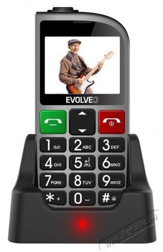 Evolveo Easy Phone 800 FMR 2,3" Dual SIM ezüst mobiltelefon Egyéb - Nem forgalmazzuk ! - 398598