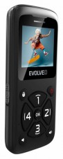 Evolveo EasyPhone ID 1,77 fekete mobiltelefon Mobil / Kommunikáció / Smart - Klasszikus / Mobiltelefon időseknek - 508451
