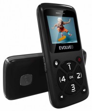 Evolveo EasyPhone ID 1,77 fekete mobiltelefon Mobil / Kommunikáció / Smart - Klasszikus / Mobiltelefon időseknek - 508451
