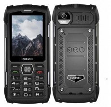 Evolveo STRONGPHONE H1 2,8 DualSIM fekete/szürke mobiltelefon Mobil / Kommunikáció / Smart - Strapabíró mobiltelefon - 508452