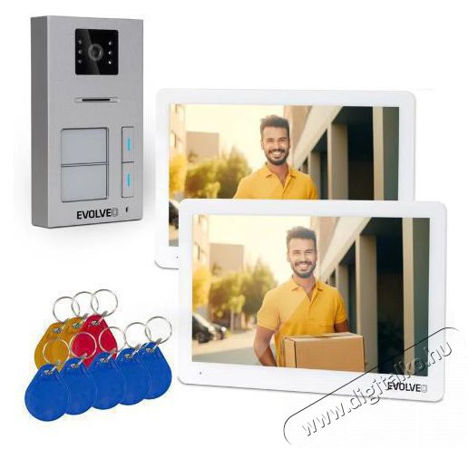 Evolveo DoorPhone 20-2W Háztartás / Otthon / Kültér - Biztonságtechnika - Kiegészítő - 522586