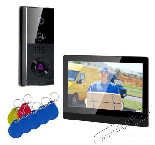Evolveo DoorPhone AHD10, fekete Háztartás / Otthon / Kültér - Biztonságtechnika - Kiegészítő - 522587