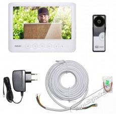 Evolveo DoorPhone IK06 k&eacute;szlet mem&oacute;ri&aacute;val &eacute;s sz&iacute;nes kijelzővel H&aacute;ztart&aacute;s / Otthon / K&uuml;lt&eacute;r - Lak&aacute;sfelszerel&eacute;s - Csengő - 519402