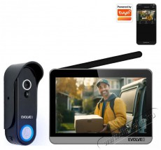 Evolveo DoorPhone W7, ezüst monitor Háztartás / Otthon / Kültér - Lakásfelszerelés - Csengő - 519403