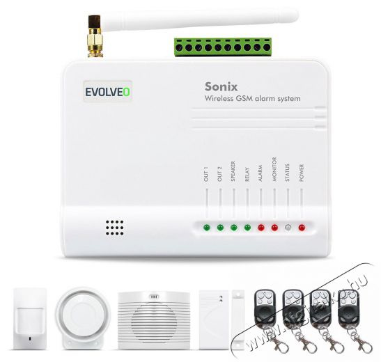 Evolveo Sonix - Vezeték nélküli riasztó Háztartás / Otthon / Kültér - Biztonságtechnika - Riasztó szett - 519411