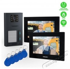 Evolveo DoorPhone AP2-2, fekete Háztartás / Otthon / Kültér - Biztonságtechnika - Kiegészítő - 519401