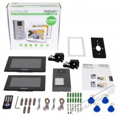 Evolveo DoorPhone AP2-2, fekete Háztartás / Otthon / Kültér - Biztonságtechnika - Kiegészítő - 519401