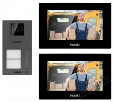Evolveo DoorPhone AP2-2, fekete Háztartás / Otthon / Kültér - Biztonságtechnika - Kiegészítő - 519401