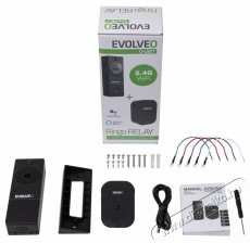 Evolveo Ringo RELAY - WiFi videó kapucsengő kapunyitóval + kapucsengő aljzatra Háztartás / Otthon / Kültér - Lakásfelszerelés - Csengő - 519407