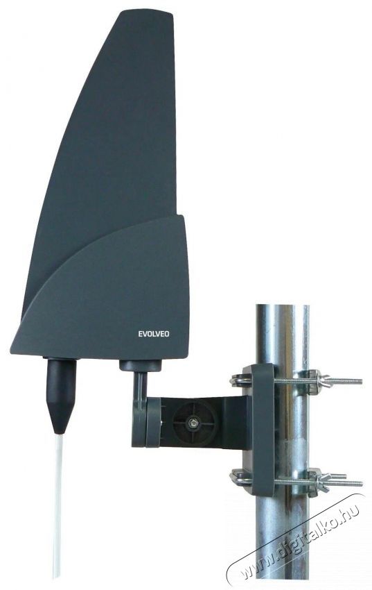 Evolveo Shark, akt&iacute;v k&uuml;lt&eacute;ri antenna DAB /DVB-T2, LTE/4G/5G szűrővel TV antenna Tv kieg&eacute;sz&iacute;tők - Antenna - K&uuml;lt&eacute;ri antenna - 531756