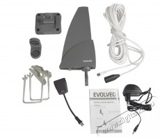 Evolveo Shark, akt&iacute;v k&uuml;lt&eacute;ri antenna DAB /DVB-T2, LTE/4G/5G szűrővel TV antenna Tv kieg&eacute;sz&iacute;tők - Antenna - K&uuml;lt&eacute;ri antenna - 531756