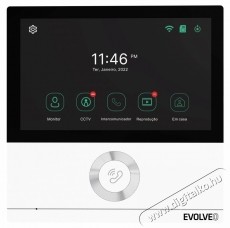 Evolveo DoorPhone AHD7, feh&eacute;r monitor H&aacute;ztart&aacute;s / Otthon / K&uuml;lt&eacute;r - Biztons&aacute;gtechnika - Kieg&eacute;sz&iacute;tő - 519396