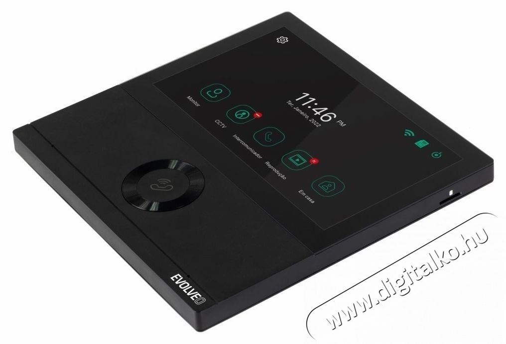 Evolveo DoorPhone AHD7, fekete monitor H&aacute;ztart&aacute;s / Otthon / K&uuml;lt&eacute;r - Biztons&aacute;gtechnika - Kieg&eacute;sz&iacute;tő - 519397