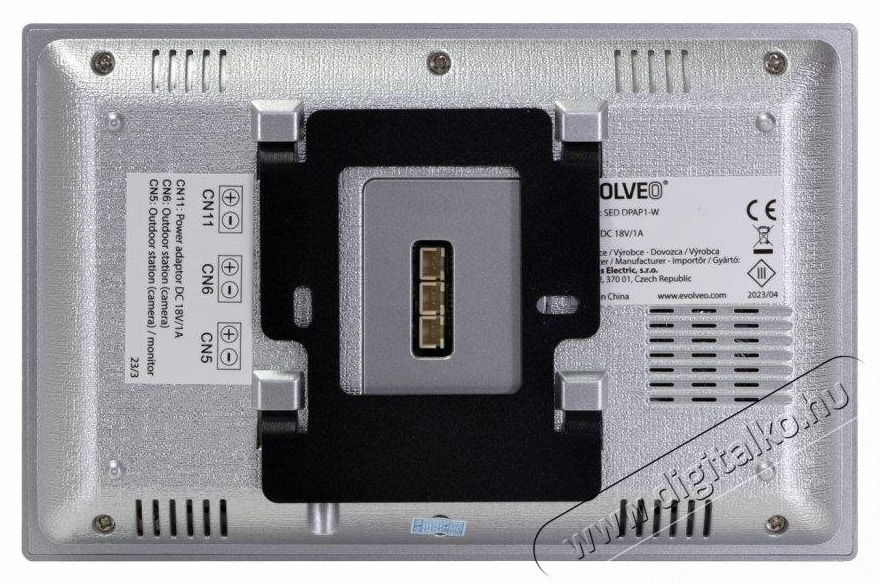 Evolveo DoorPhone AP1- 2 vezet&eacute;kes, alkalmaz&aacute;ssal H&aacute;ztart&aacute;s / Otthon / K&uuml;lt&eacute;r - Biztons&aacute;gtechnika - Kieg&eacute;sz&iacute;tő - 519398