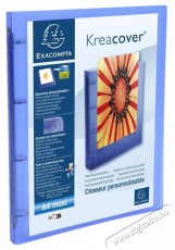 Exacompta Kreacover A4 PP 4 gyűrűs 20mm panorámás kék gyűrűskönyv Egyéb - Nem forgalmazzuk ! - 392548