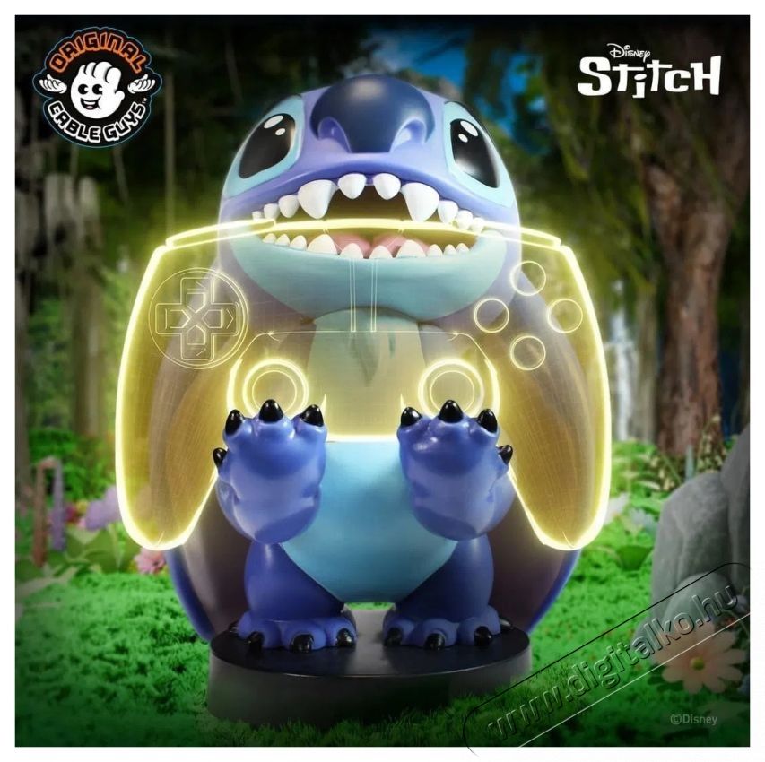 EXQUISITE GAMING Cable Guys - Lilo and Stitch - Smiley Stitch Iroda &eacute;s sz&aacute;m&iacute;t&aacute;stechnika - J&aacute;t&eacute;k konzol - Kieg&eacute;sz&iacute;tő - 531774