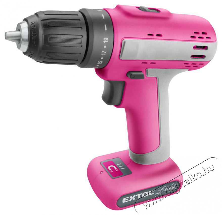 EXTOL LADY 402402 Akkus f&uacute;r&oacute;csavaroz&oacute;, r&oacute;zsasz&iacute;n H&aacute;ztart&aacute;s / Otthon / K&uuml;lt&eacute;r - Szersz&aacute;m - Csavarh&uacute;z&oacute; / kulcs / f&uacute;r&oacute; / szersz&aacute;m k&eacute;szlet - 518702